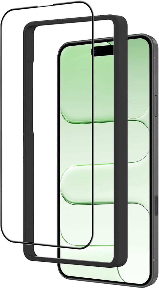 Screenprotector Geschikt voor Apple iPhone Air - Met Installatie Frame - Beschermglas - Gehard Glas - Tempered Glass - Screen Protector