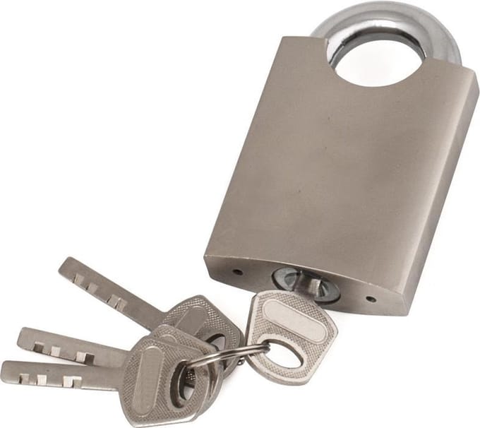 Veiligheids hangslot High Security met 4 sleutels