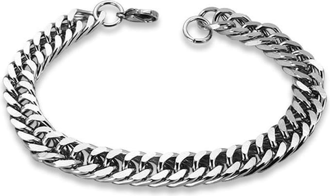 Amanto Armband Djodie - 316L Staal - Gourmet Schakel - 10mm - 20cm