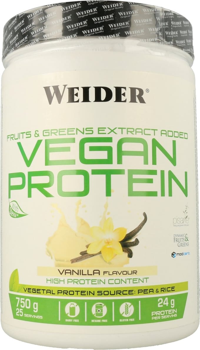 Weider Vegan Protein (750g) Vanilla - Eiwitten - Veganistisch eiwit