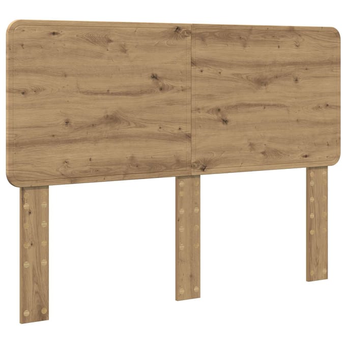 vidaXL Hoofdbord Artisan Eiken Bewerkt hout
