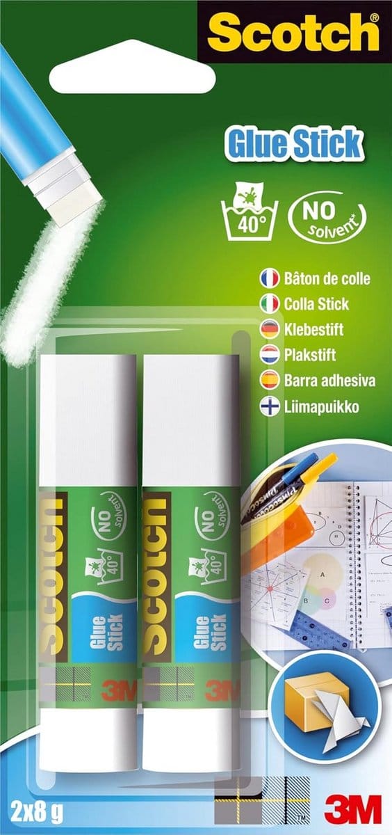 Lijmstift zonder oplosmiddelen 21g - 5 stuks