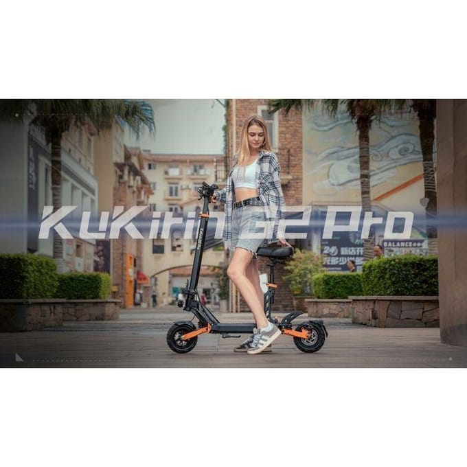 Kukirin G2 Pro - Scooter électrique - 1000 W - 48 V - 15,6 Ah - 45 km/h - Autonomie de 58 km.