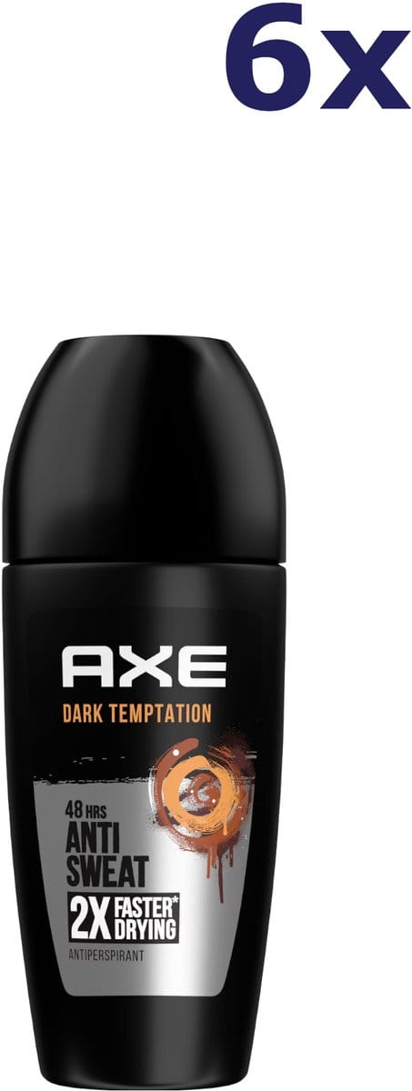 Axe - Deodorant Man - Roll-On - Dark Temptation - 6 x 50 ml - Voordeelverpakking