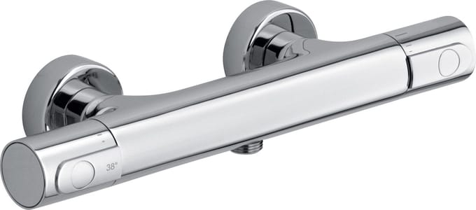 Plieger Milano - Douchethermostaat - Thermostatisch - 15cm - Chroom