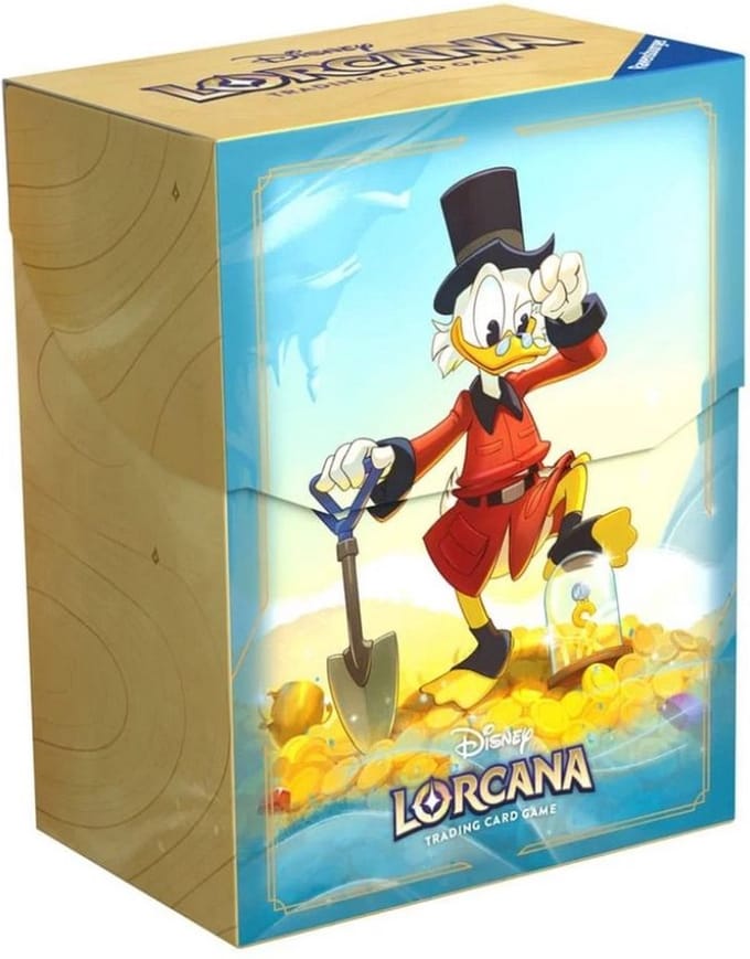 Disney Lorcana TCG - Into the Inklands -Scrooge Mcduck 80-Card Deck Box