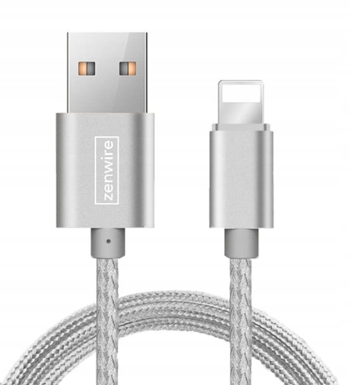 Zenwire L150 USB-A naar Lightning Kabel - 1,5 m - 2A - Data