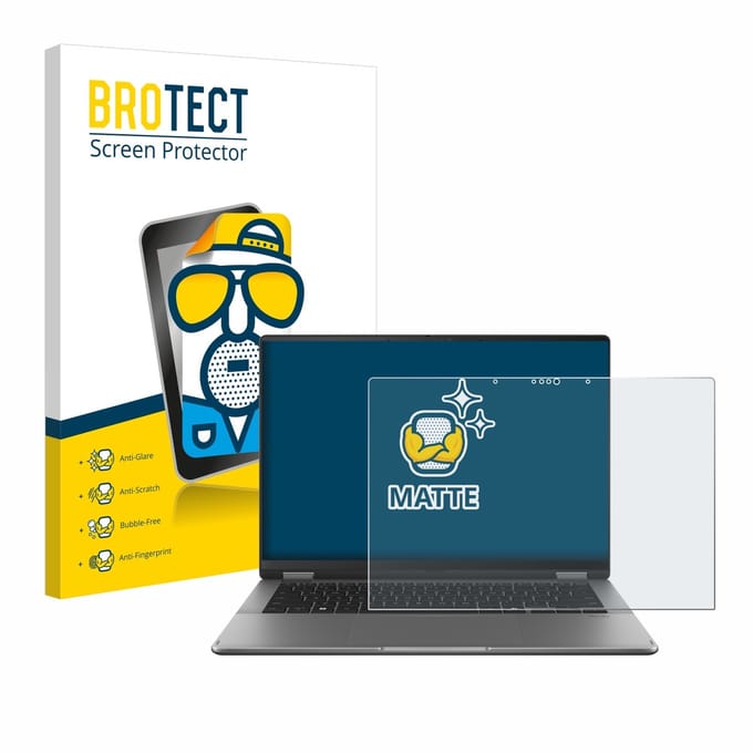 BROTECT - Screenprotector voor ASUS Vivobook 14 Flip TP3407 - Folie Beschermfolie matte