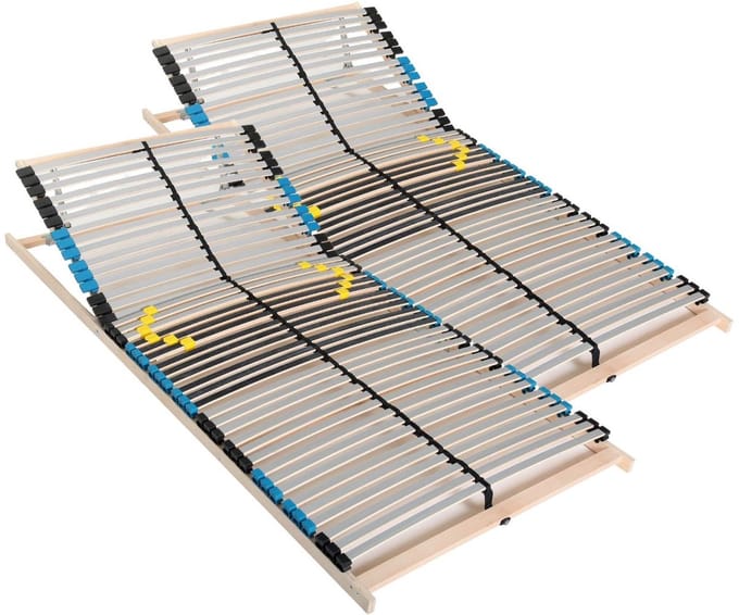 Lattenbodem 200x200 - verstelbaar - SLEEPNEO - Draagvermogen ca. 140 kg - 7 zones - bedbodem