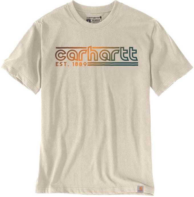 Carhartt S/S T-shirt met houthakkersprint 106538