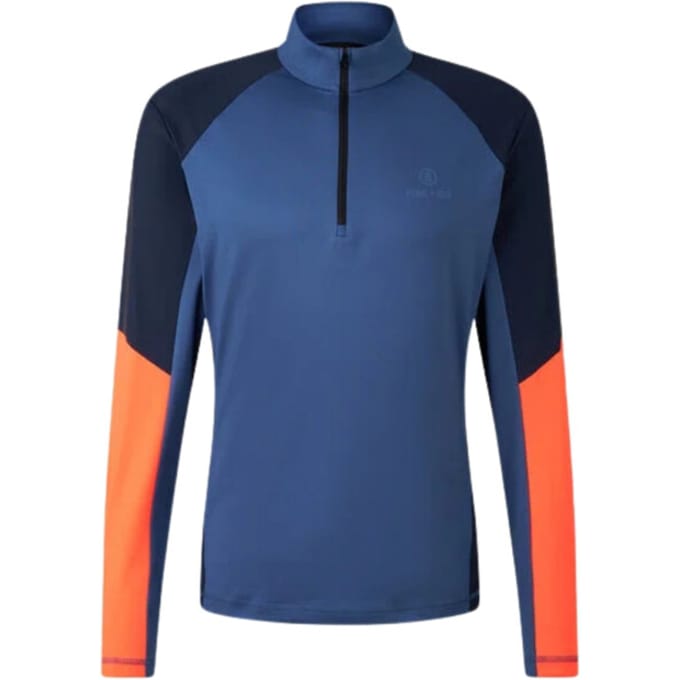 BOGNER - berkan - Skipully met rits heren - Blauw