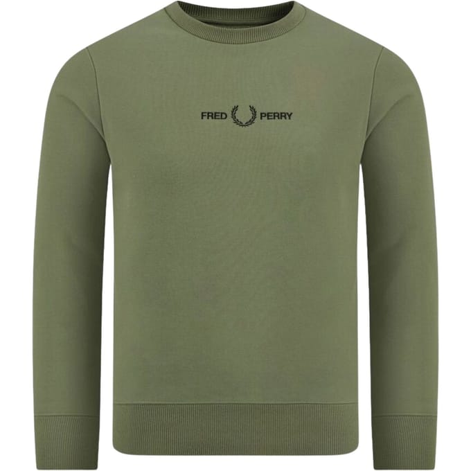 Sweater Fred Perry Embroidered Sweatshirt
