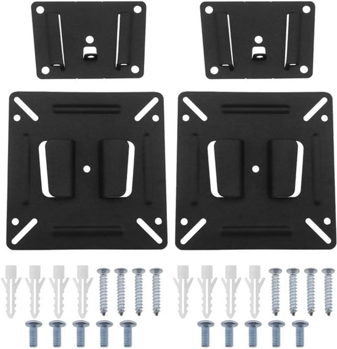 Vt products - Monitor Muurbeugel - 2 Sets - Max. Belasting 15 kg