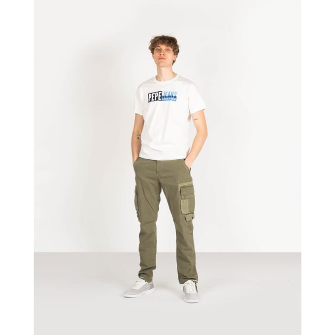 Pepe Jeans T-shirt Gelu Mannen Wit