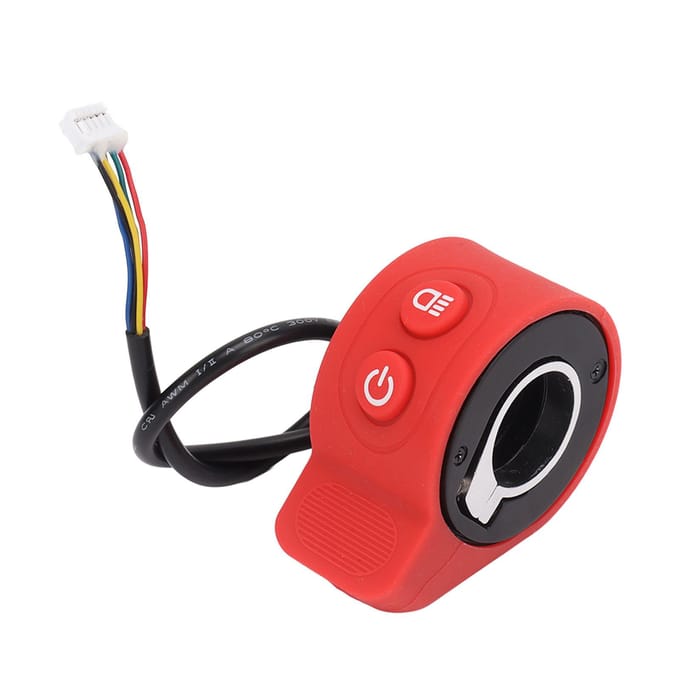 Elektrische Scooter Duim Snelheid Gashendel 2-in-1 Scooter Accelerator voor Scooter Modificatie Accessoires red