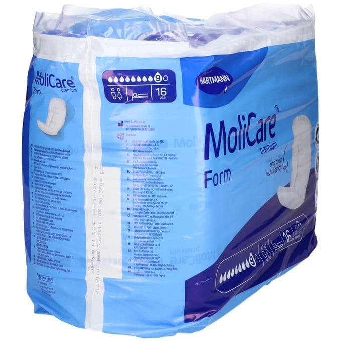 Hartmann Molicare Premium Form 9 druppels - 1 pak van 16 stuks