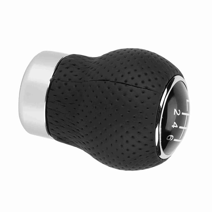 6 Versnellingen Universele Auto Versnellingspookknop Stick Kop Schakelaar Handgreep Hendel black