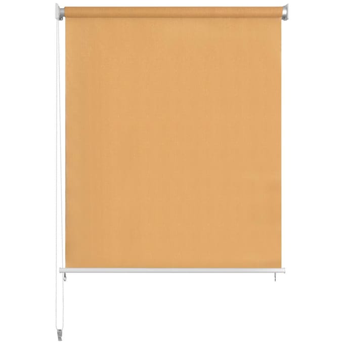 vidaXL - Rolgordijn - voor - buiten - 105(B)x140(H) - cm - beige