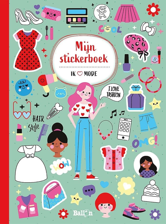 Mijn Sticker- en Activiteitenboek I Love Mode
