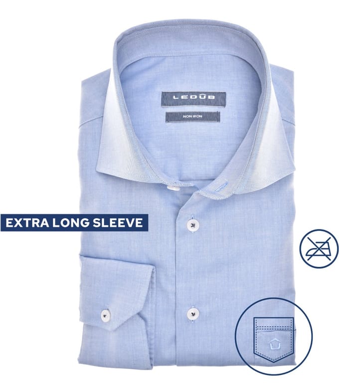 Ledûb Modern fit Lichtblauw ML7