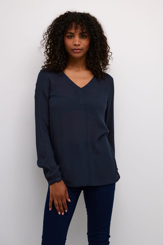 Kaffe Amber Blouse LS Dames Blouse - Maat 40