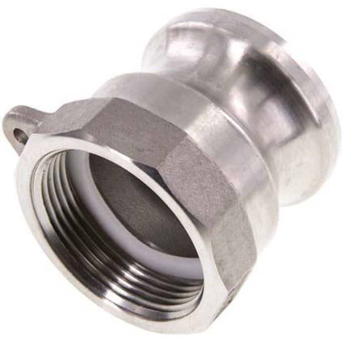 Camlock DN 40 (1 1/2'') Koppeling RvsG 1 1/2'' met binnendraad Type A EN 14420-7 (DIN 2828)
