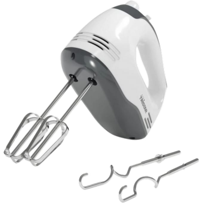 Tristar MX-4203 - Handmixer 200W - 5 snelheden - RVS kloppers en deeghaken - Wit