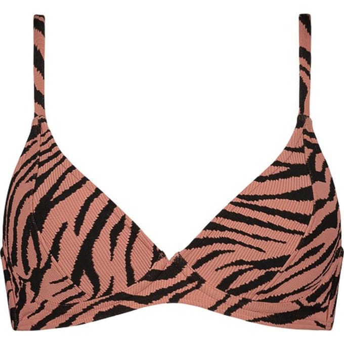 Beachlife - maat 80E- Rose Zebra BH-fit bikinitop met beugel - dames