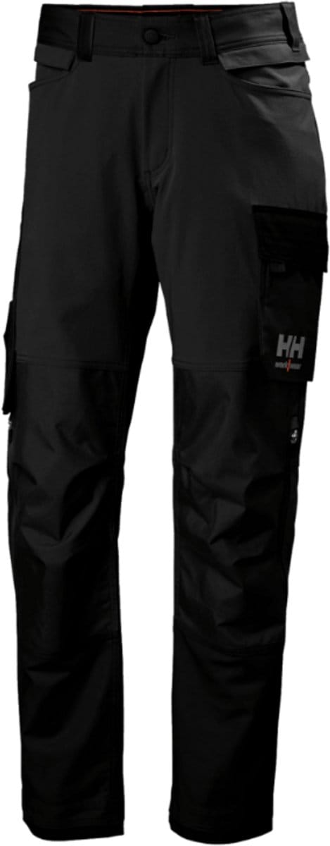 Helly Hansen 77395 OXFORD 4X CNCT PANT - BLACK - 990 - C48