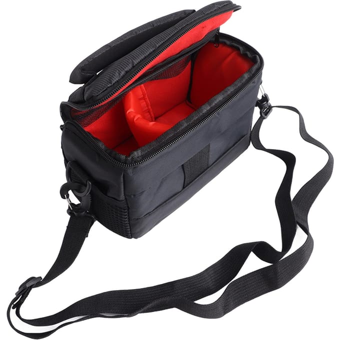 Cameratas Draagbare Lens Draagtas Mode Nylon Tas Waterdicht voor Buitenreizen black
