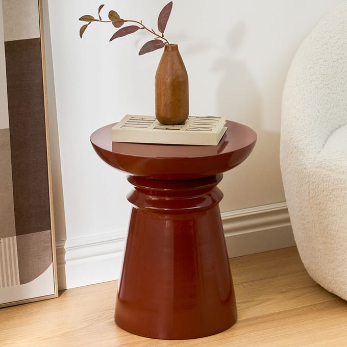 Eazy Living Totem Bijzettafel Ø 38 cm Noham Bruin