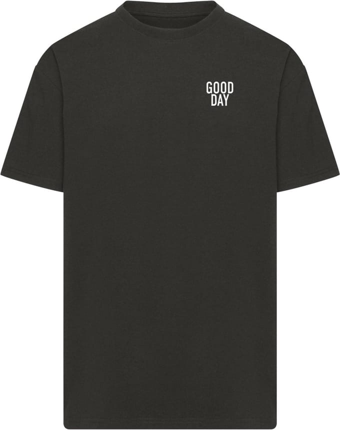 Mister Tee - Under The Palm Trees Heavy Oversize Heren Tshirt - M - Zwart