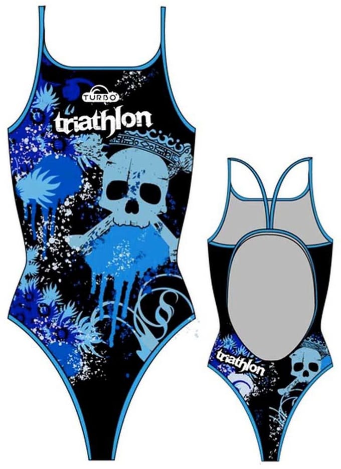 Turbo Skulls Triathlon Zwemkleding Blauw,Zwart S Vrouw