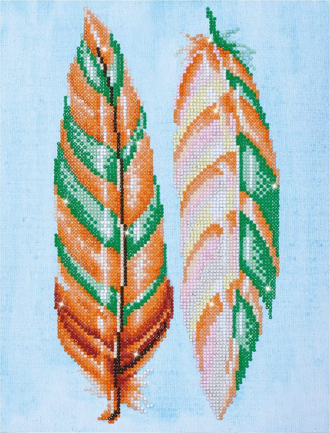 Diamond Dotz® Feather Whispers - Diamond Painting (36x45 cm)