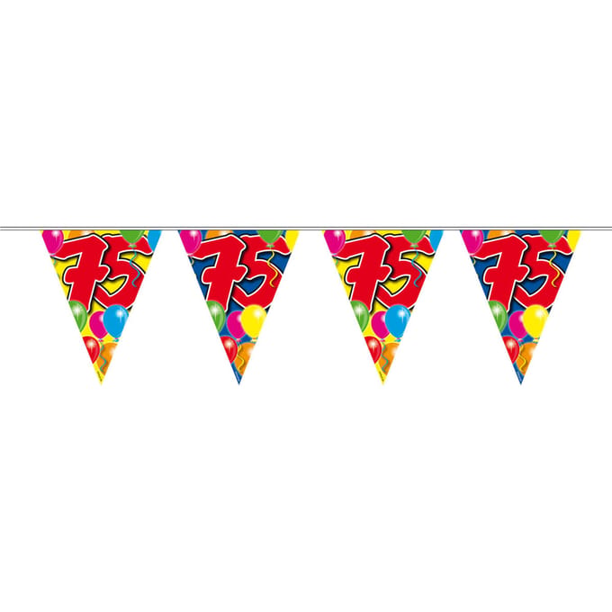 Folat - Vlaggenlijn 75 jaar Ballonnen (10 meter)