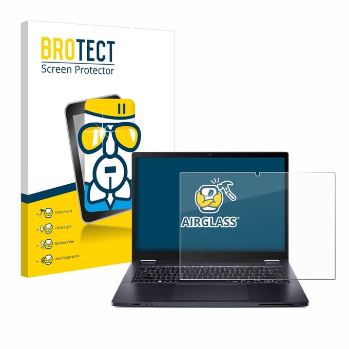Screenprotector voor Acer TravelMate Spin P4 14" 16:10 Beschermglas transparant
