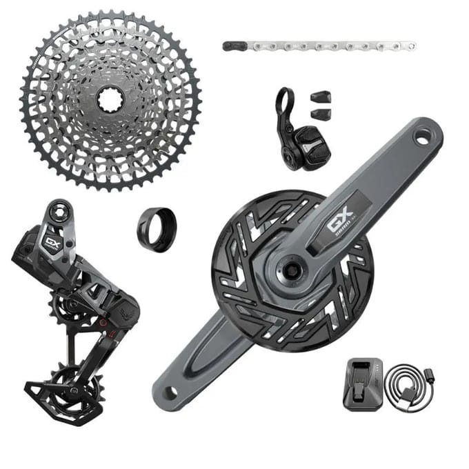 Volledige groep Sram GX T-TYPE EAGLE E-MTB AXS BOSCH ISIS 160 MM 36D (10-52)