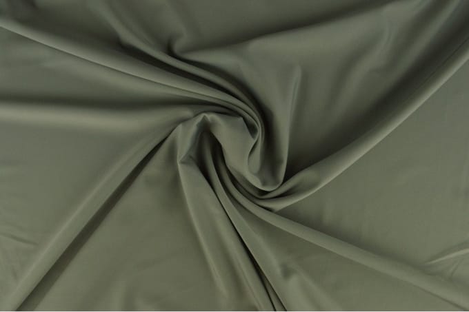 Lycra stof - Zilvergrijs - 1 meter - Per meter - 155cm breed