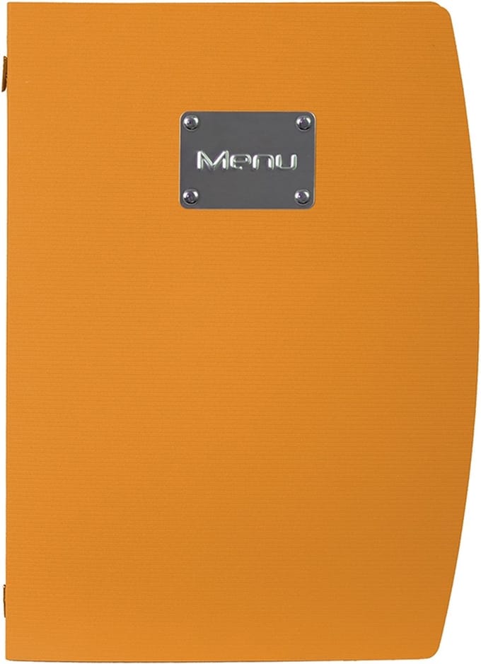 Securit® Menukaart | Menukaart map A4 Rio - oranje