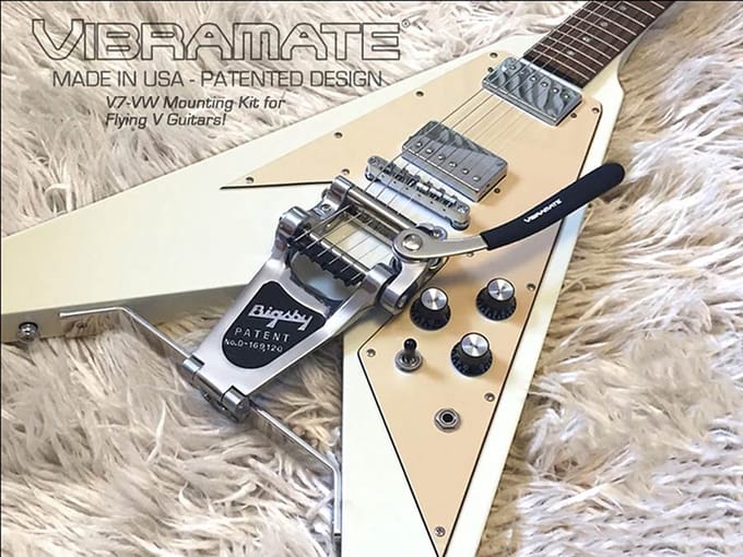 Vibramate V7-VW voor Bigsby B7 op Flying V-gitaren