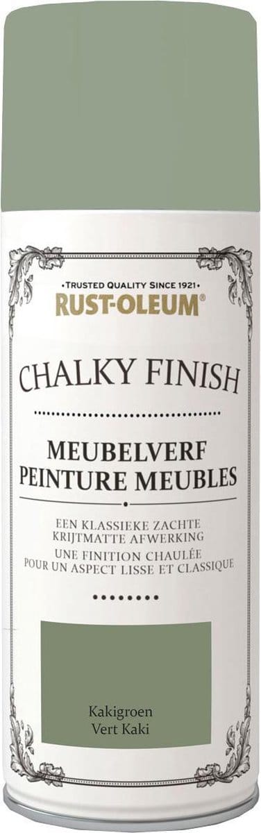 Rust-Oleum Chalky Finish Meubelverf Spuitbus 400ml - Kakigroen