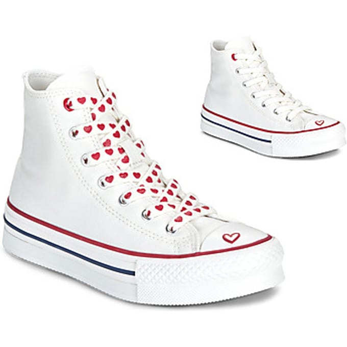 Converse Ctas Eva Lift Kindersneakers - Wit - Maat 38.5 - Canvas