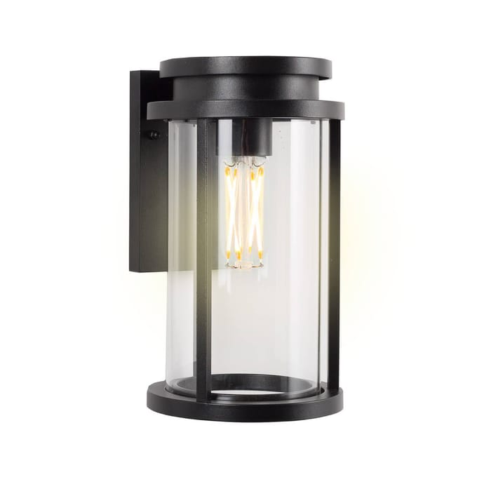 KS Verlichting Sydney Muurlamp Zwart Large met LED