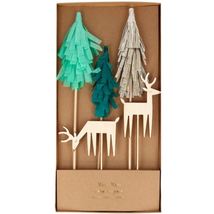 Meri meri kerst cake prikkers