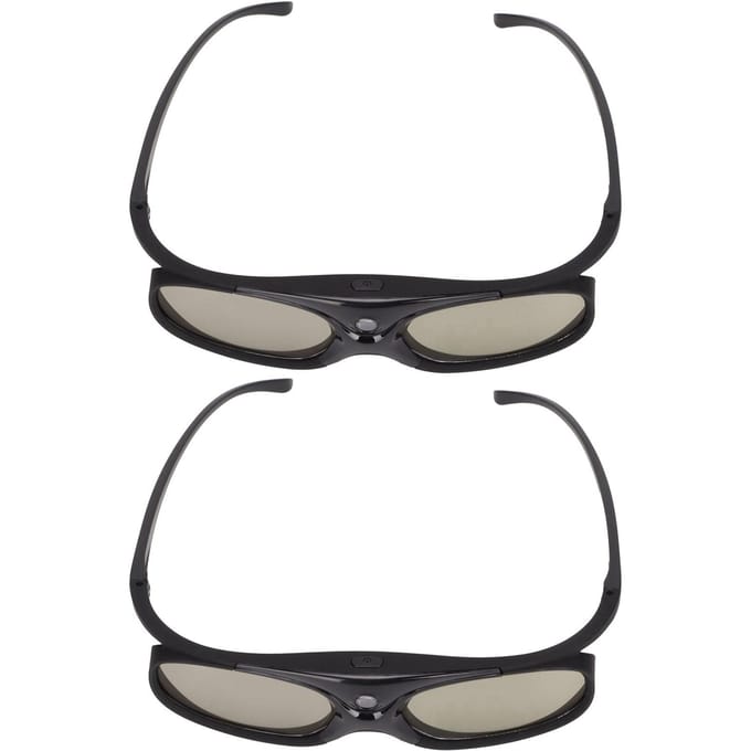 2 stuks 144Hz 3D Actieve Shutter Brillen DLP LinK LCD Lens 3D Brillen voor 3D DLP Projectoren