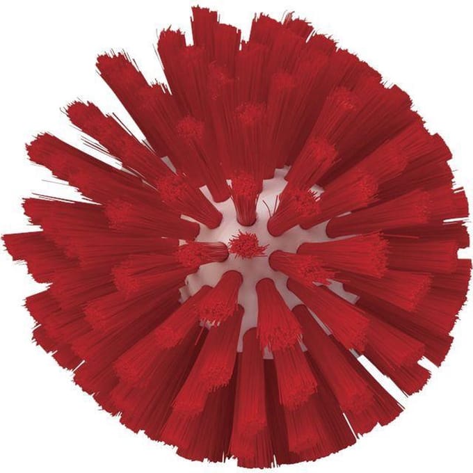 Vikan wormhuisborstelkop medium 135mm - Rood