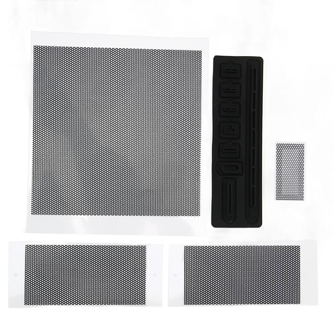 Stofkap voor Xbox Series X met Stofpluggen Vervanging Gameconsole Stofdichte Cover black