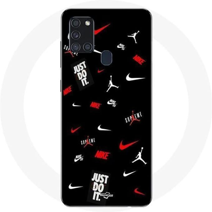 Coque - Nike Jordan - Galaxy A21s - Souple - Sportif - Protection quotidienne blanc