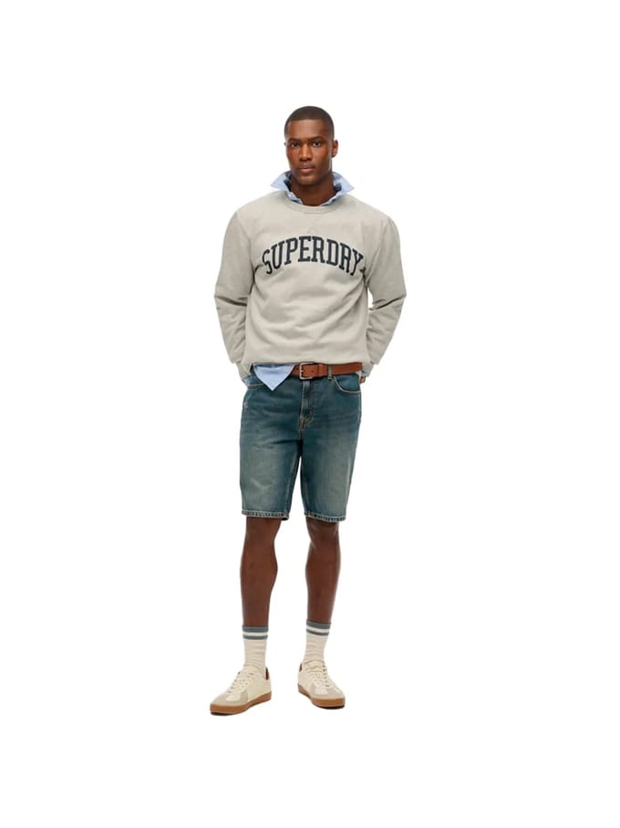 Superdry - Athletic Essentials sweatshirt met ronde hals - Heren - Truien