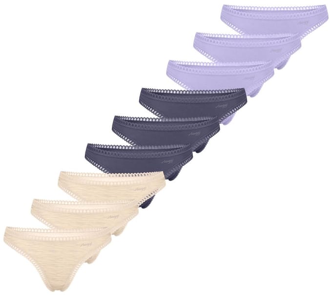 sloggi Dames string 9 pack GO Crush